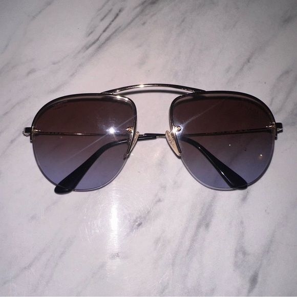 Prada Teddy PR58OS Aviator sunglasses - Picture 1 of 9